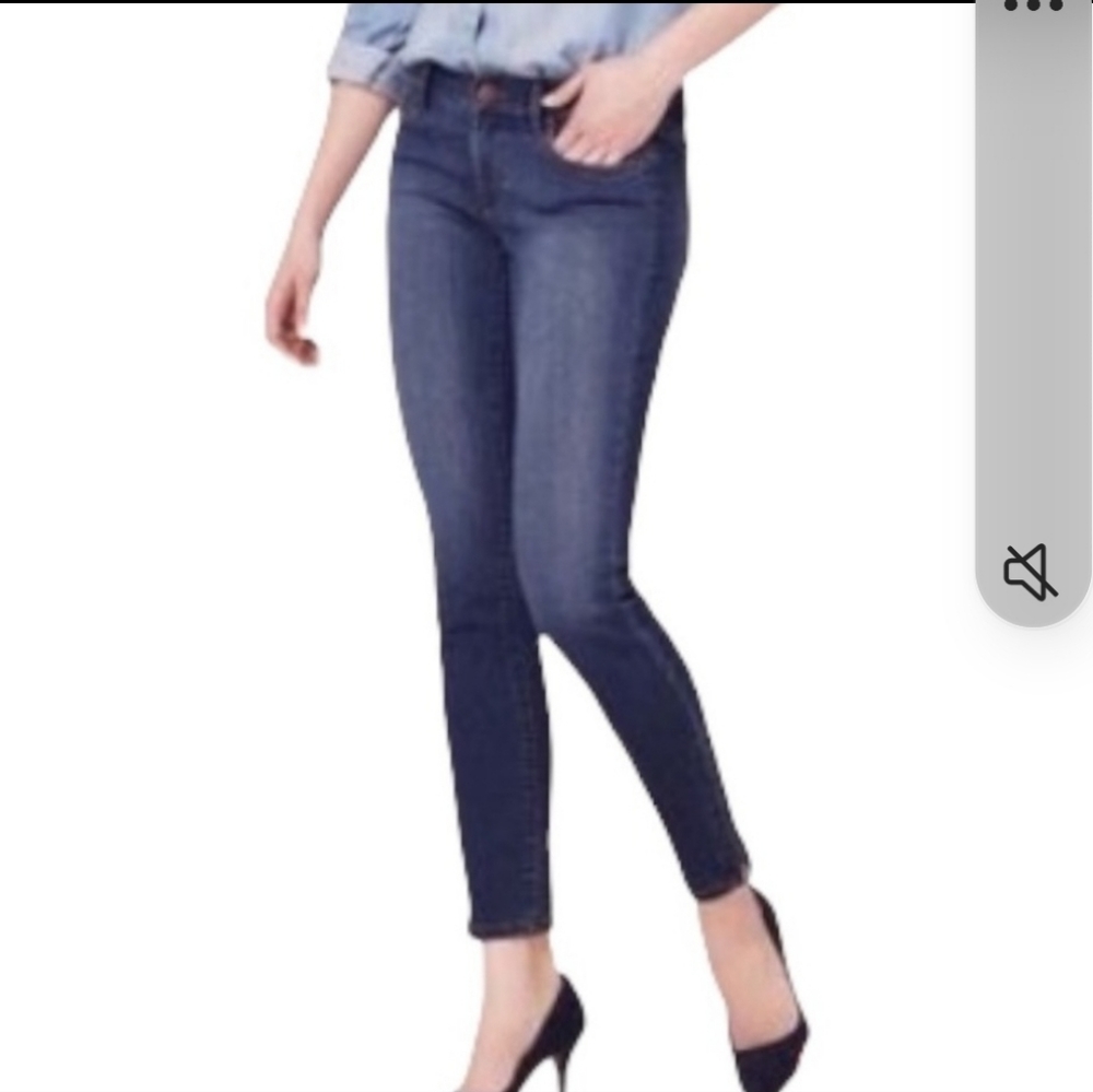 LOFT Modern Skinny Jeans‎ Size 26 Dark Wash